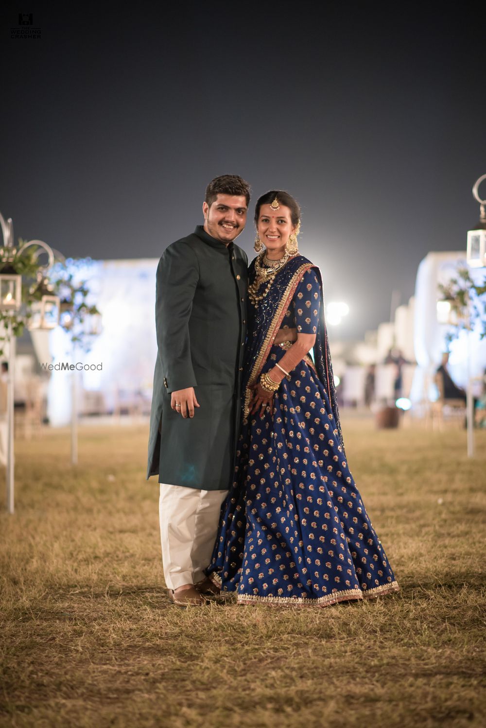 Photo of Navy blue lehenga from Sabyasachi