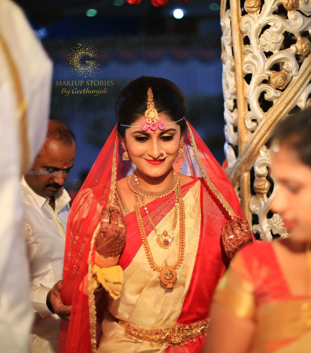 Photo From Varsha's wedding makeup - By Makeup Stories by Geethanjali