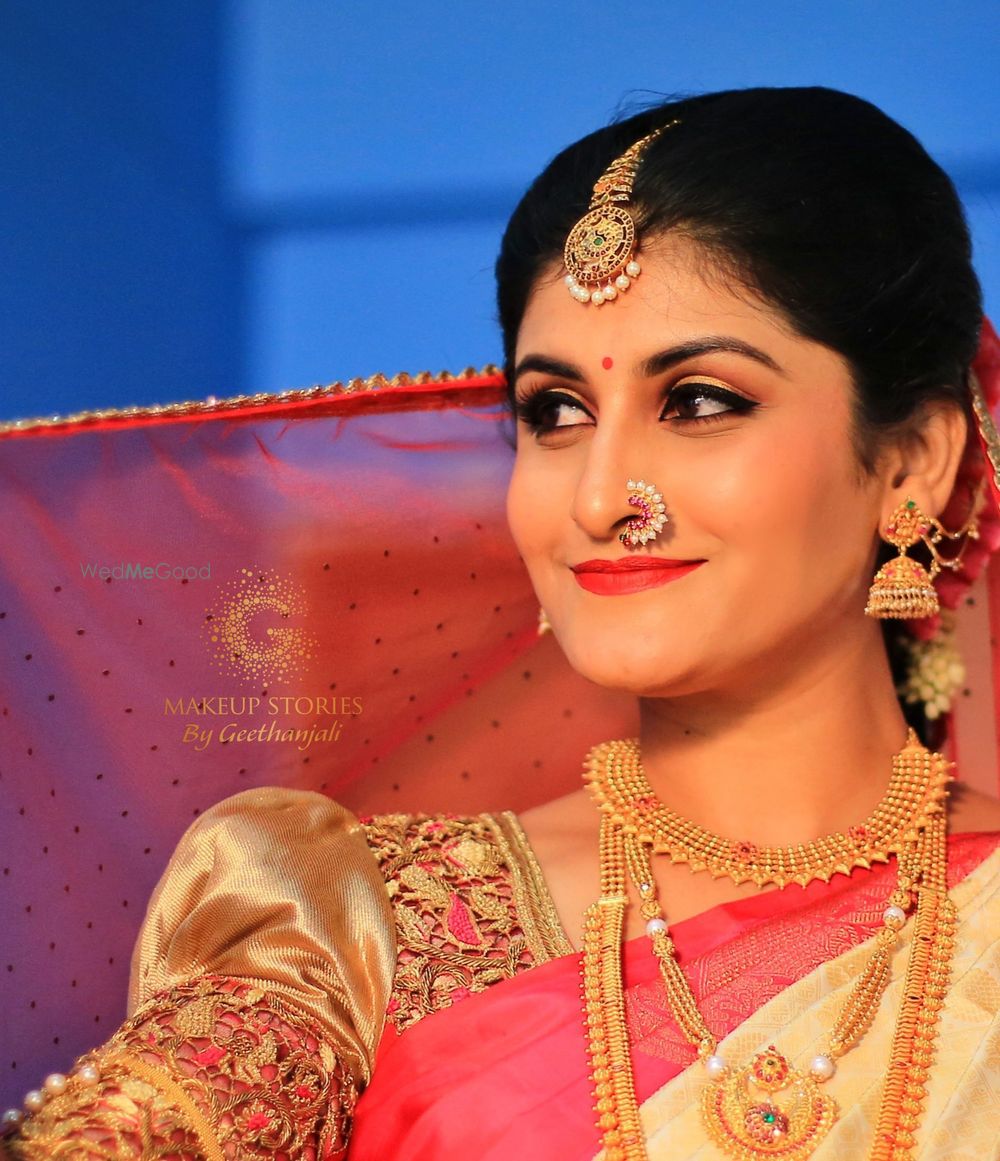 Photo From Varsha's wedding makeup - By Makeup Stories by Geethanjali