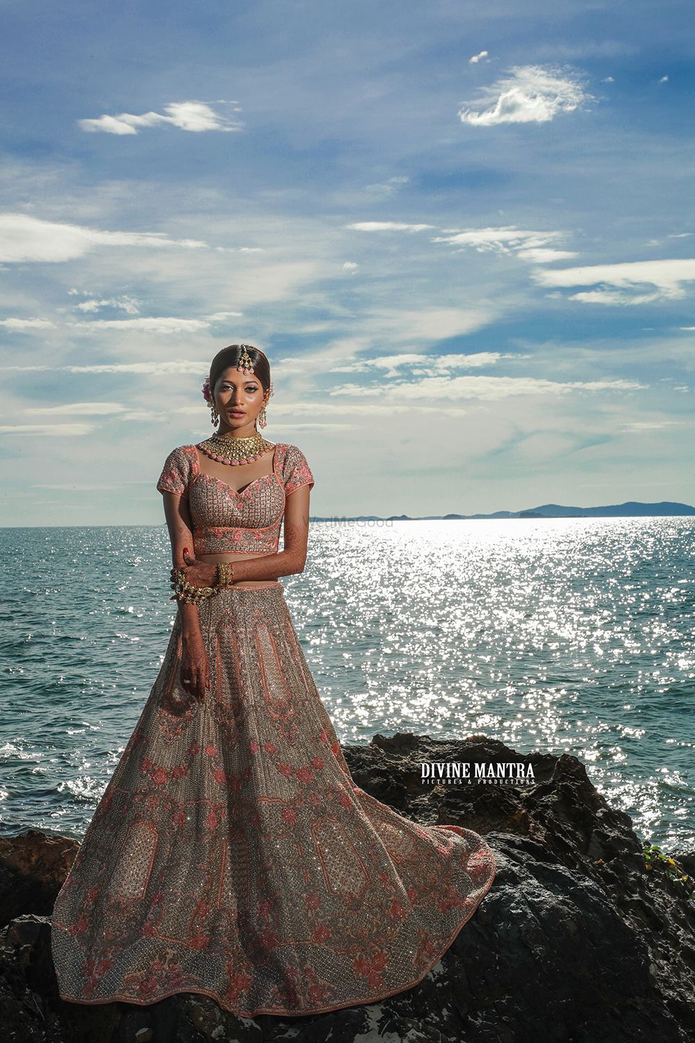 Photo of Bride getting ready shot idea by the beach