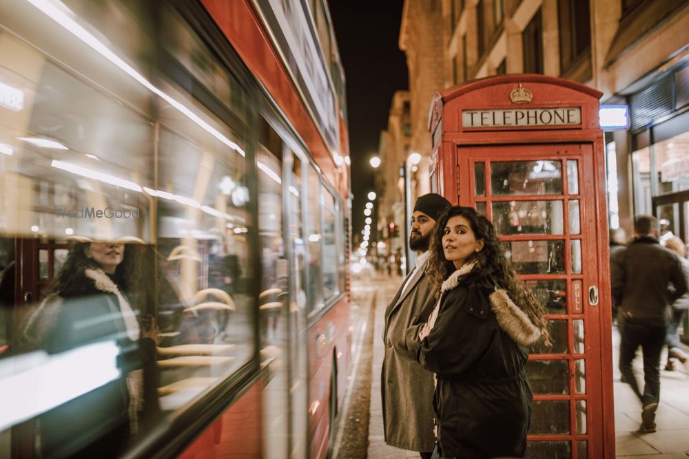 Photo of London pre wedding shoot subway