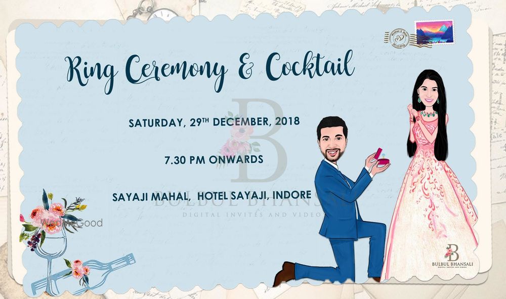 Photo From Post Card theme invite - By Bulbul Bhansali - Digital Invites and Videos