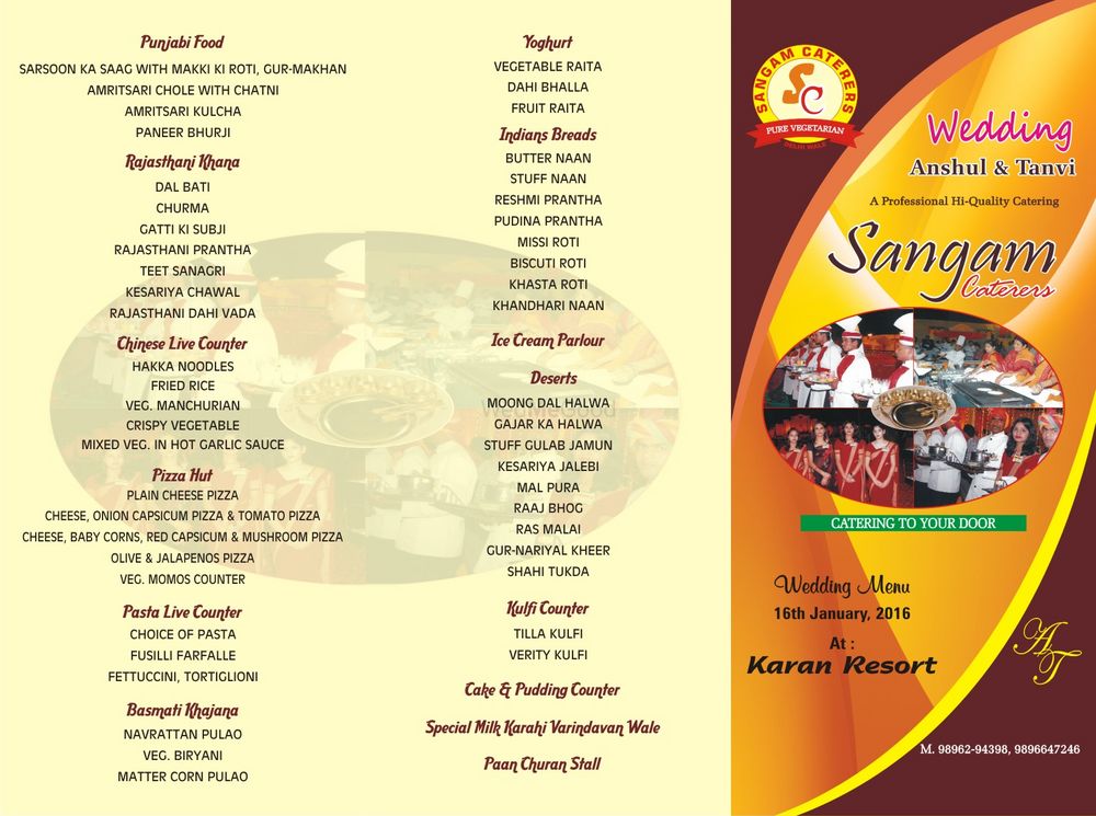 Photo From party menu - By Sangam Caterers