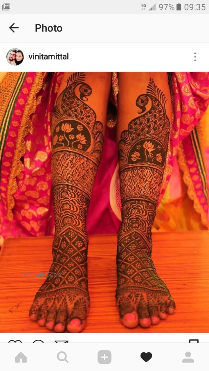 Photo From Feet Mehandi - By KD'S Mehandi Arts