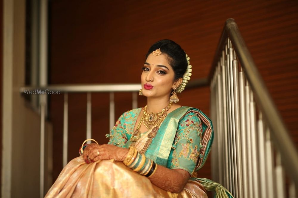 Photo From Akshatha’s Muhutham look - By Makeup Touch by B.Sunanda Kumari