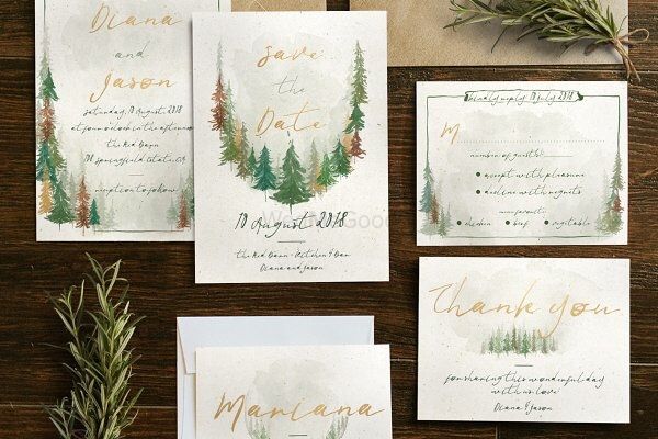 Photo From Watercolour Forest Wedding Suite - By Smart Art