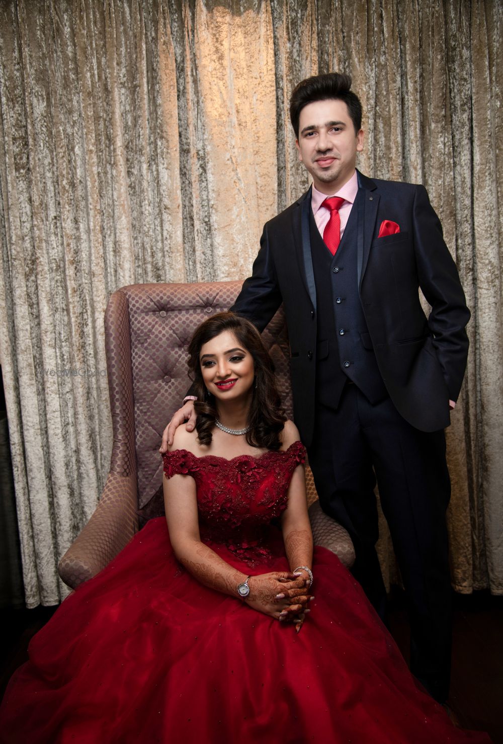 Photo From Sheena & Udit : A Beauteous Engagement - By The Wedding Birds