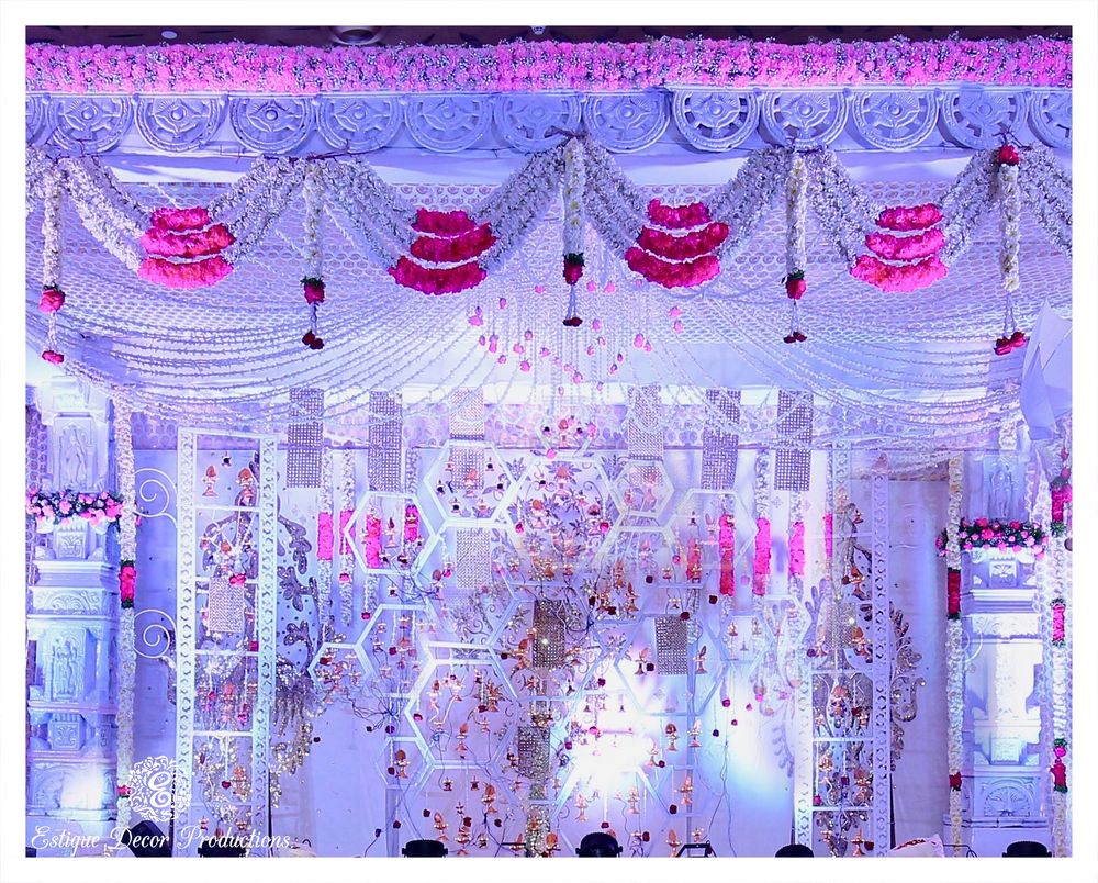 Photo From The Pink Glow Wedding - By Estique Decor Productions