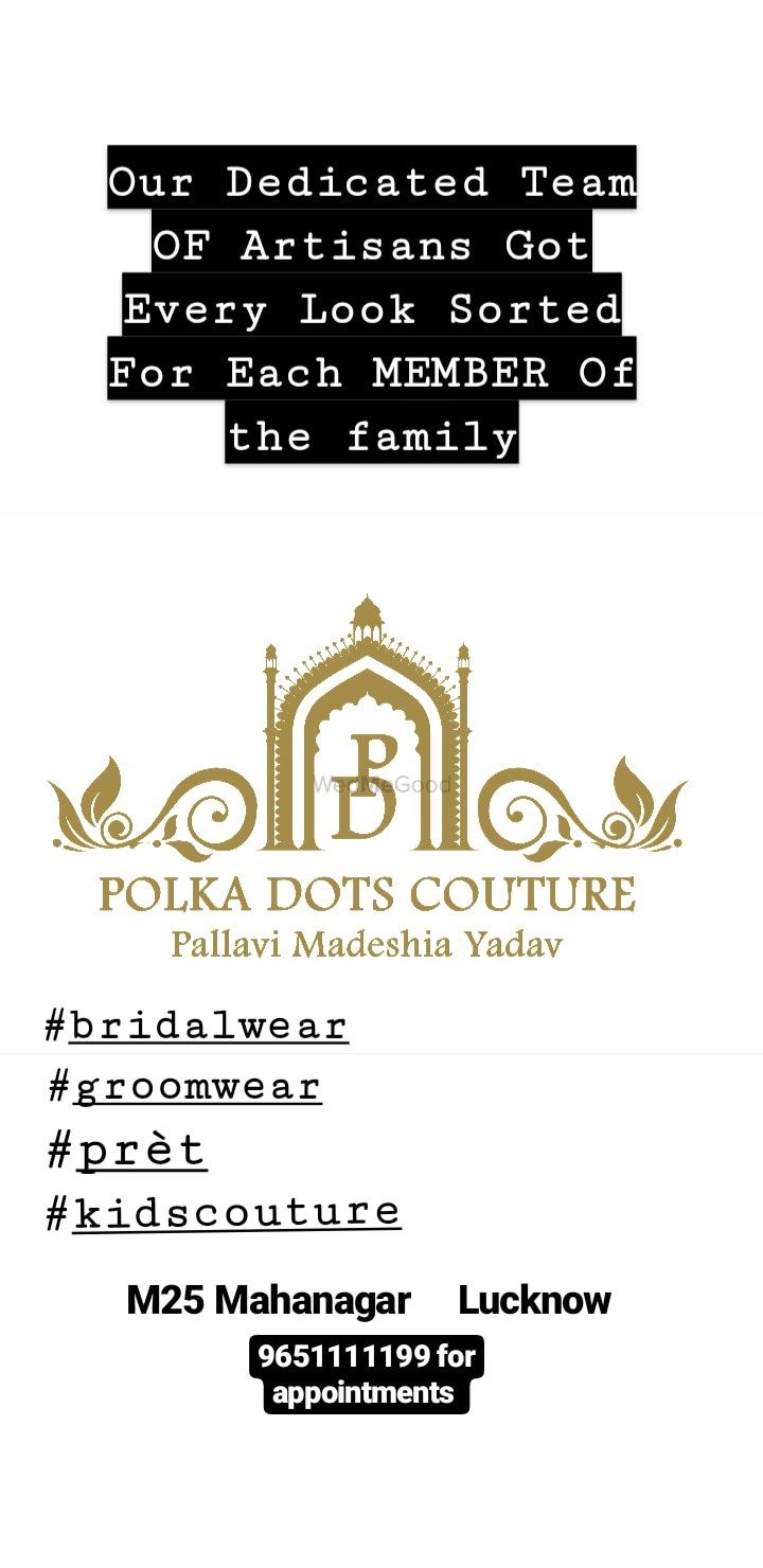 Photo From outfits for everyone for every occosion - By Polka Dots Couture
