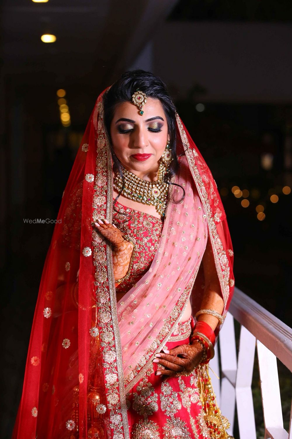 Photo From GOLD n SMOKEY Eyes on this BRIDE IN RED_ MakshitA  - By Nivritti Chandra