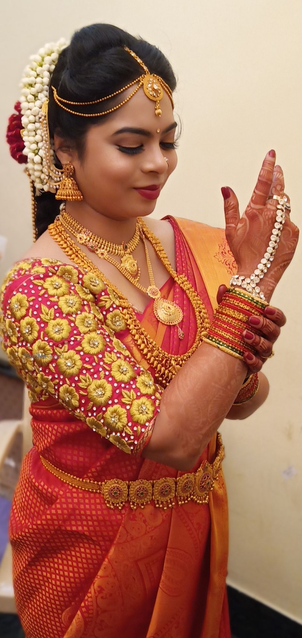 Photo From Amrutha 's Wedding Look - By Makeovers by Sudhanatesh