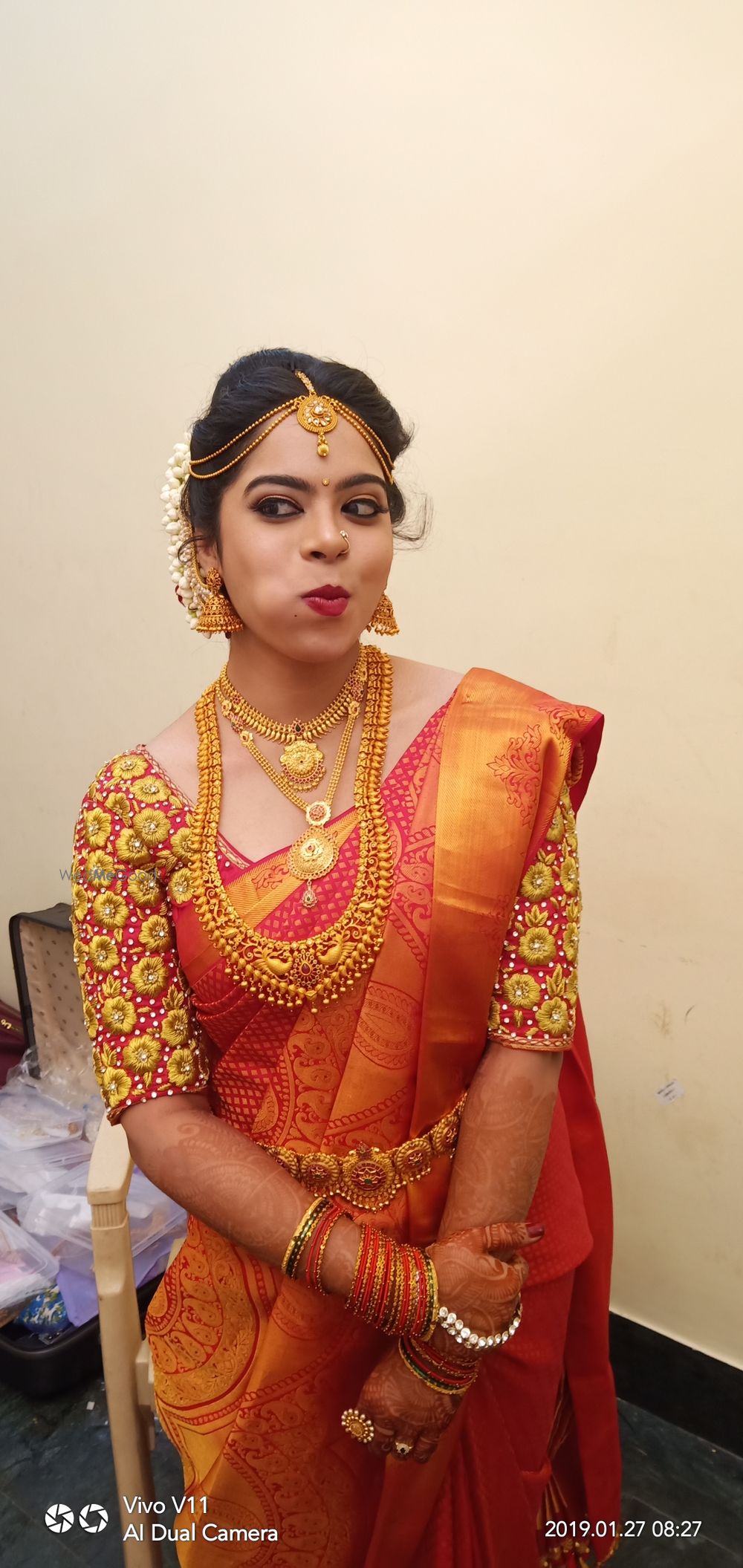 Photo From Amrutha 's Wedding Look - By Makeovers by Sudhanatesh