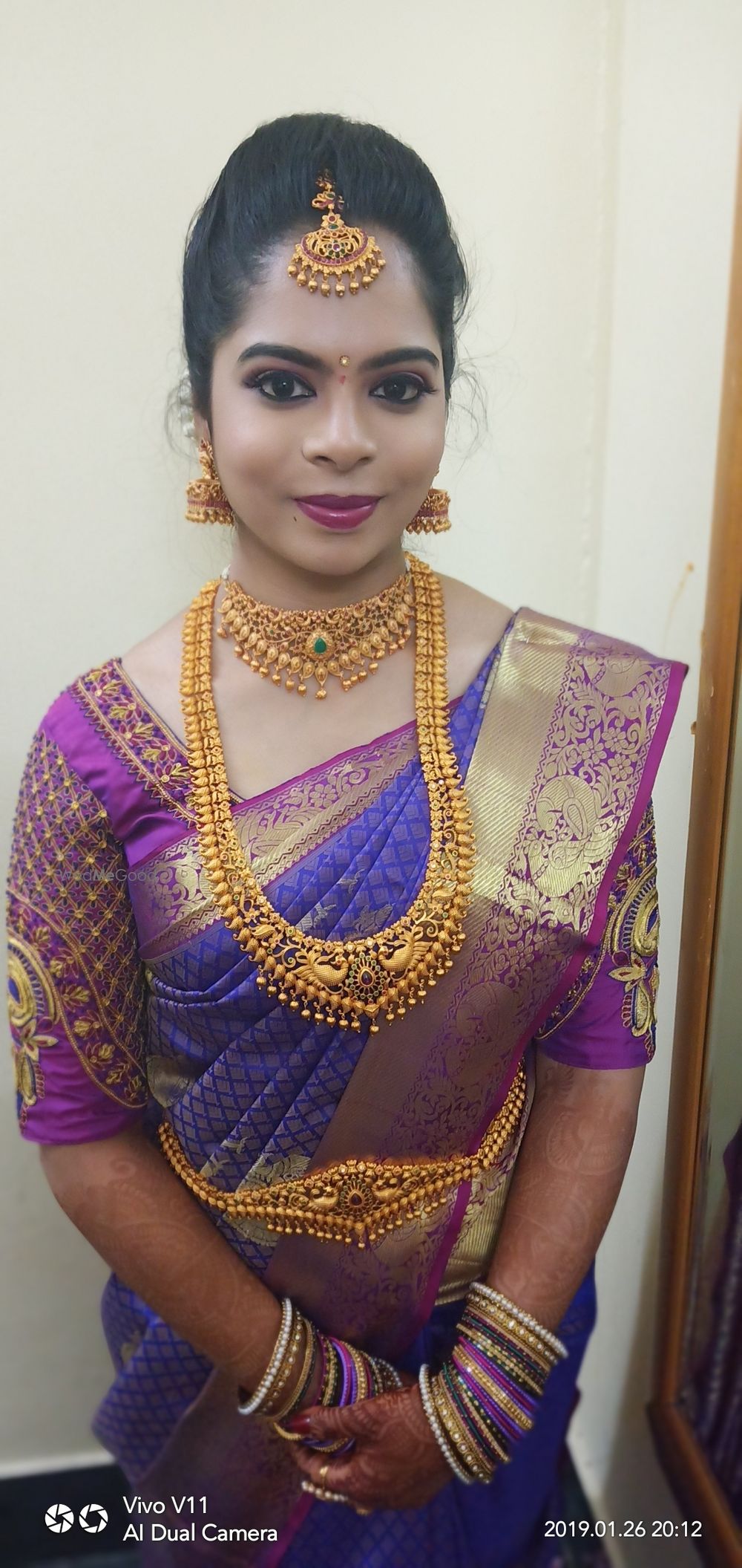 Photo From Amrutha's  Varapooja Look - By Makeovers by Sudhanatesh