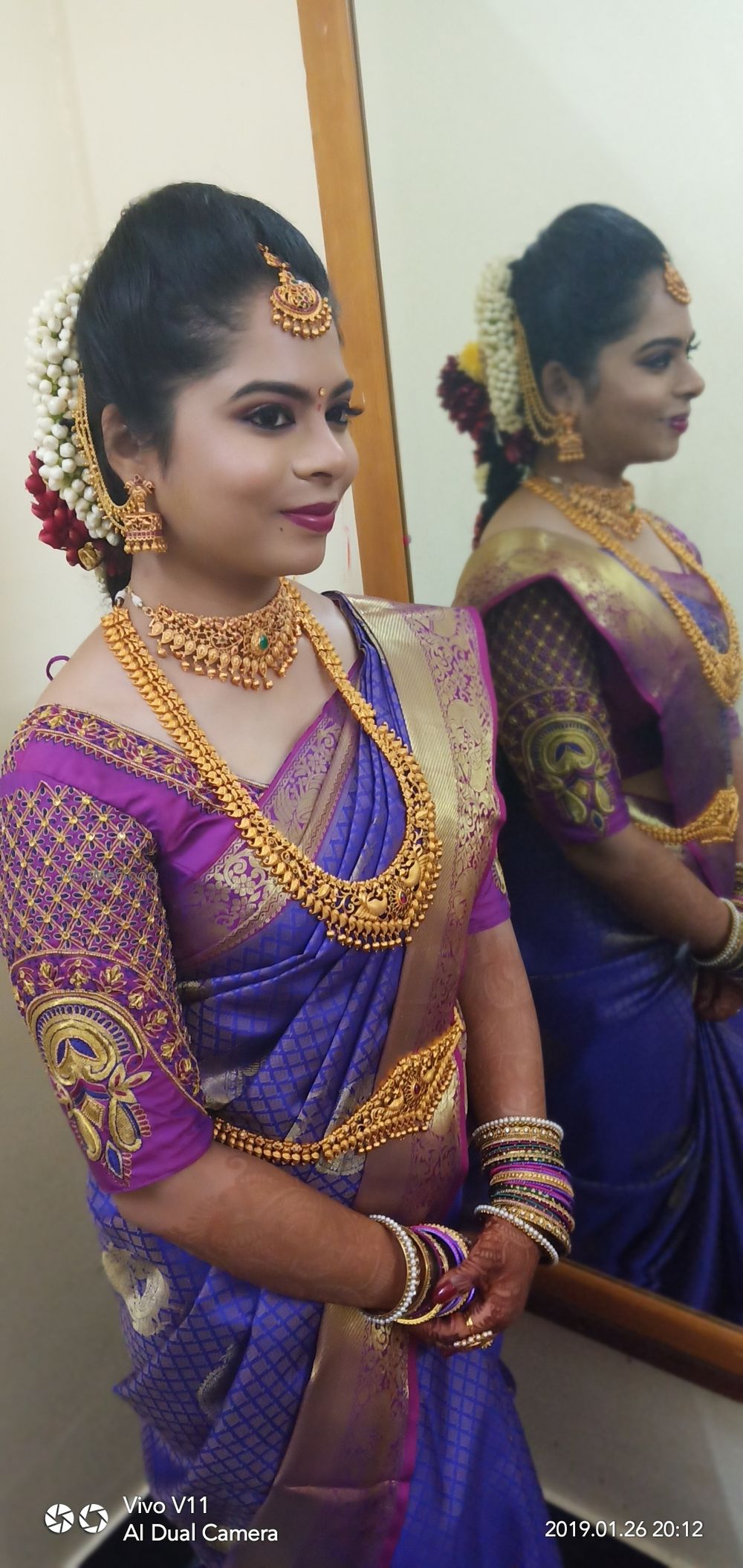 Photo From Amrutha's  Varapooja Look - By Makeovers by Sudhanatesh