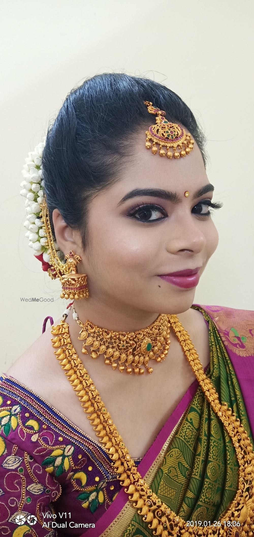 Photo From Traditional Varapooja Look of Amrutha - By Makeovers by Sudhanatesh