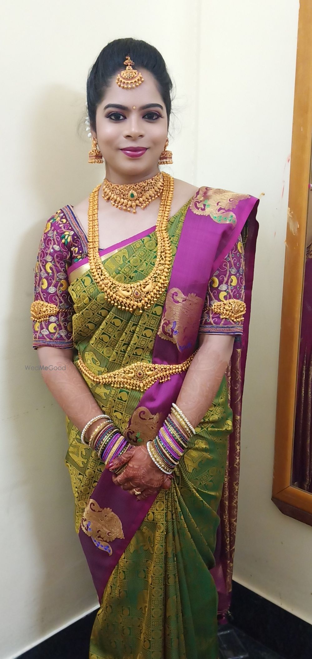 Photo From Traditional Varapooja Look of Amrutha - By Makeovers by Sudhanatesh