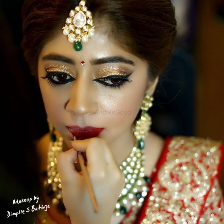 Photo From Exceptional Bridal Diamonte Look for Bride Twinkle - By Makeup by Dimplle S Bathija