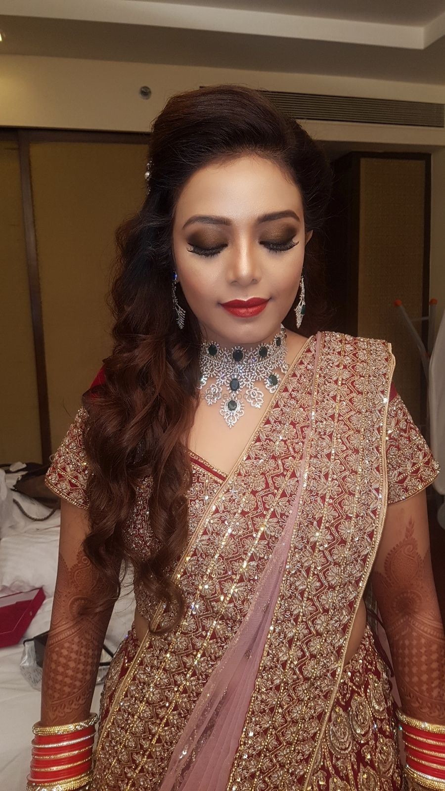 Photo From Reception of Bride Dhrishti Bijlani - By Makeup by Dimplle S Bathija
