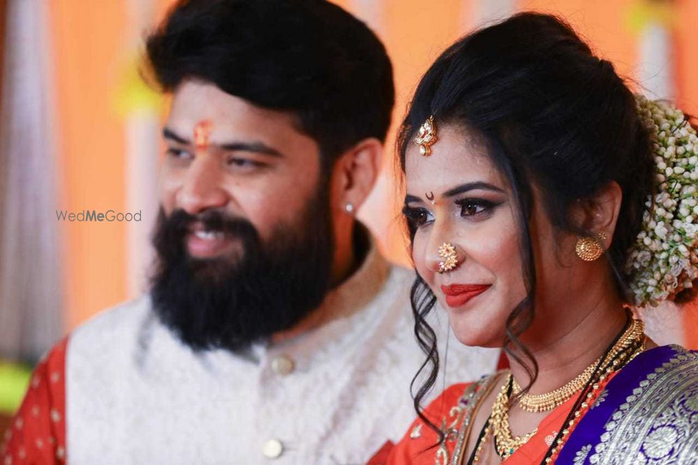 Photo From Dhanashree's wedding - By Sneha SK Makeovers