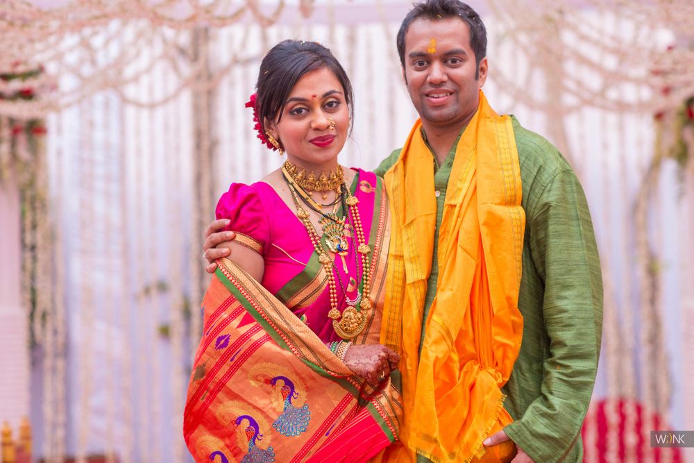 Photo of maharashtrian couple