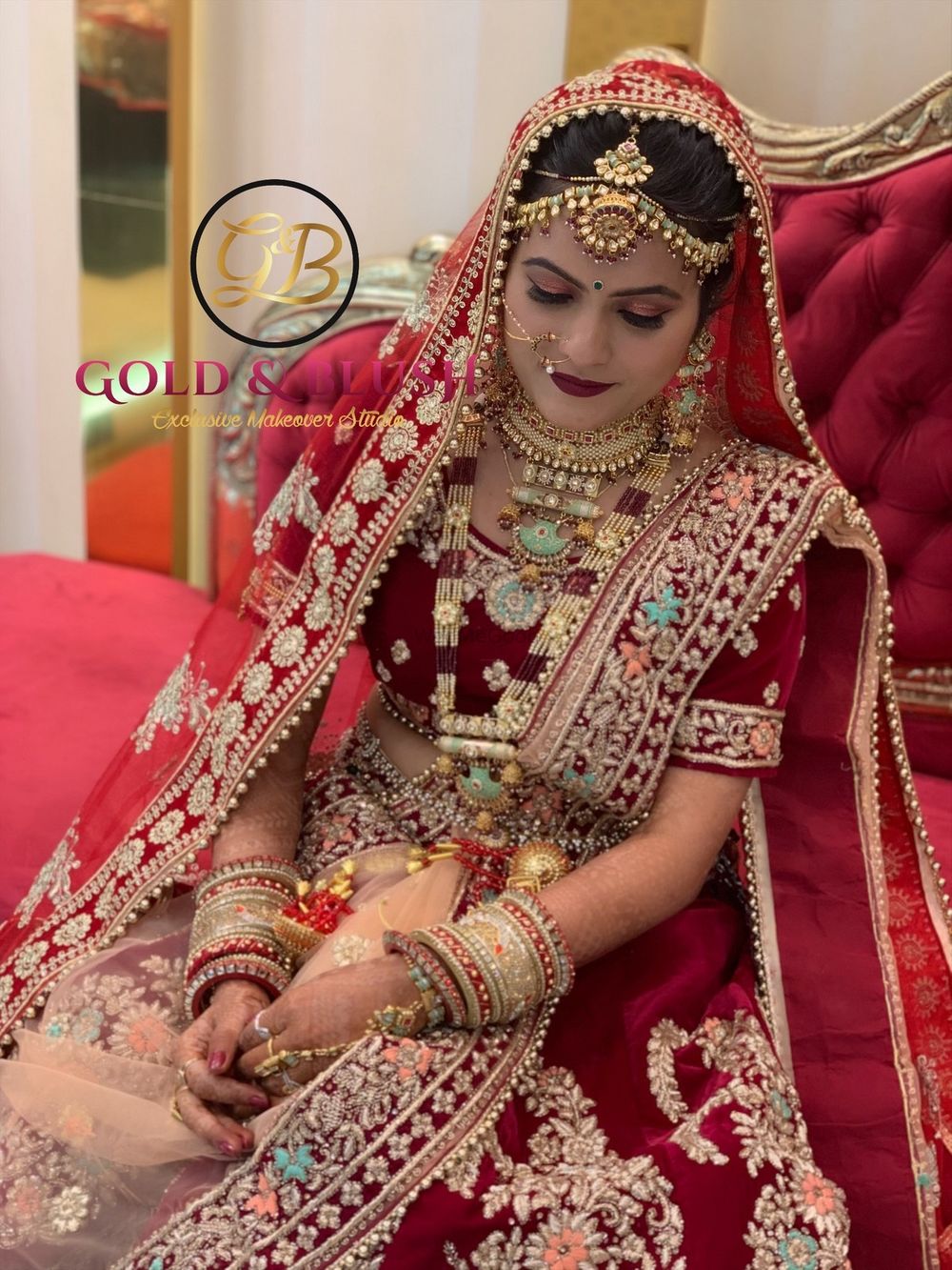 Photo From Shivani ‘s bridal mania Udai - By Gold & Blush Makeover Studio 