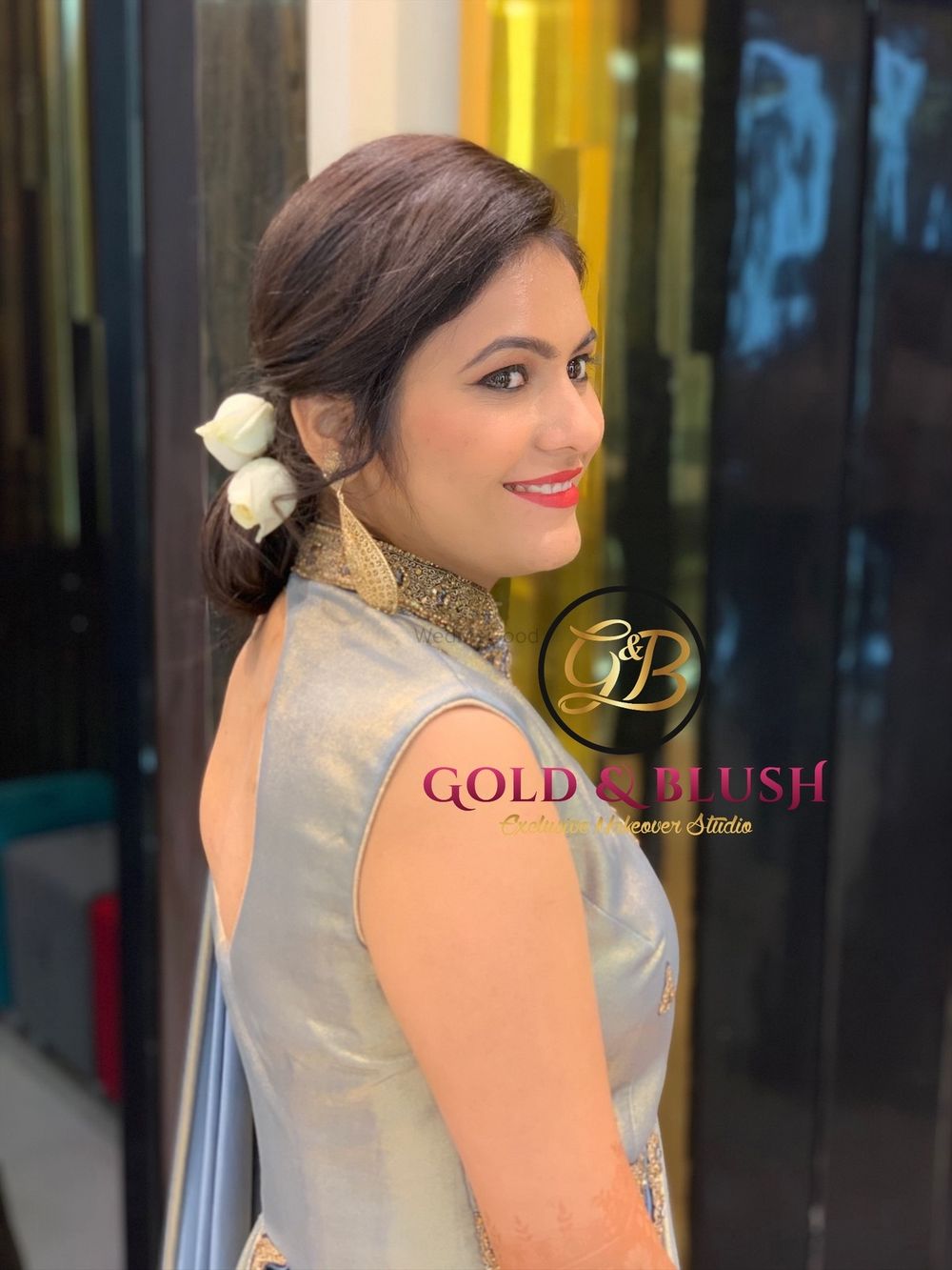 Photo From Shivani ‘s bridal mania Udai - By Gold & Blush Makeover Studio 