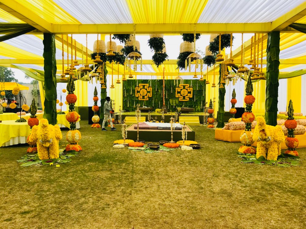 Photo From South Indian Theme Haldi - By Show Makers India