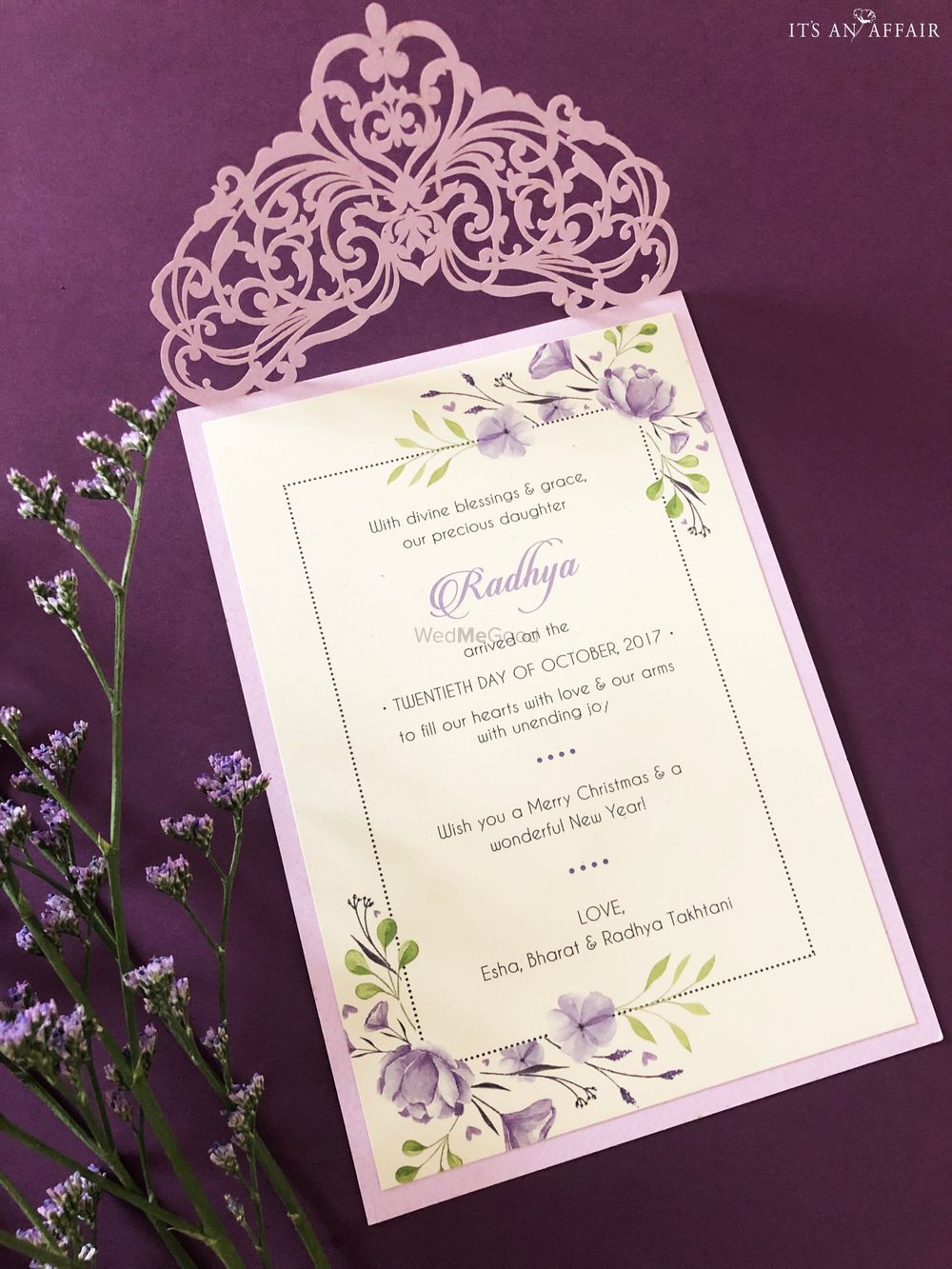 Photo From Lavender Wedding Invite - By Invitations by Its an Affair