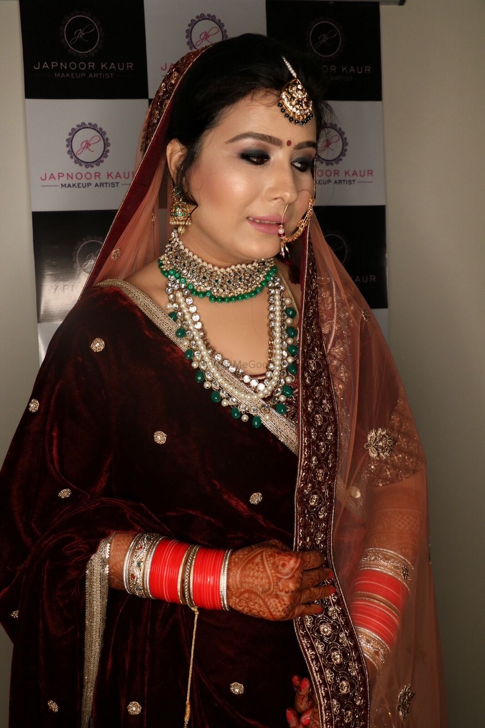 Photo From Beautiful Bride Swati Lucknow - By Japnoor Kaur Makeup Artist