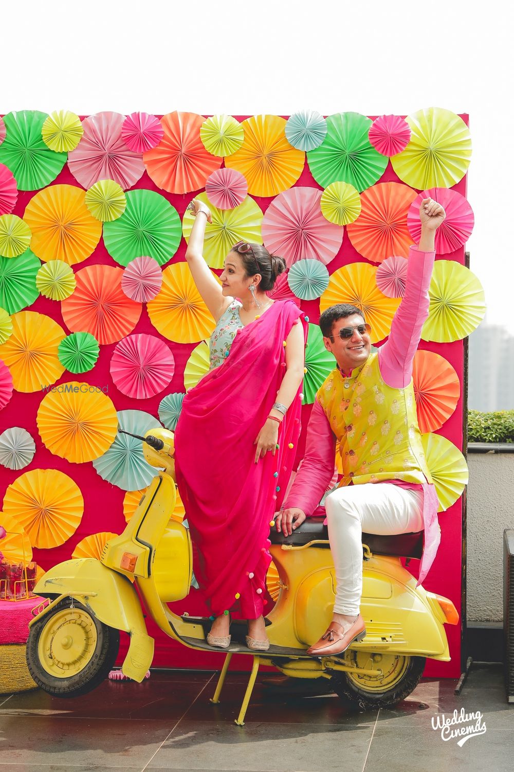 Photo of Origami and scooter photobooth for mehendi