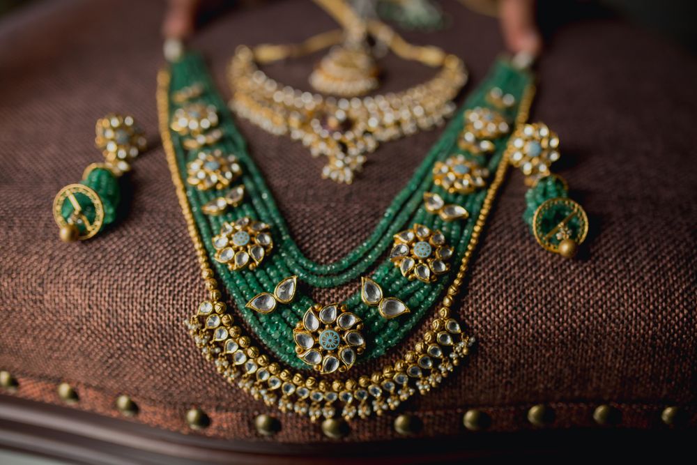 Photo of Rani haar with green beads