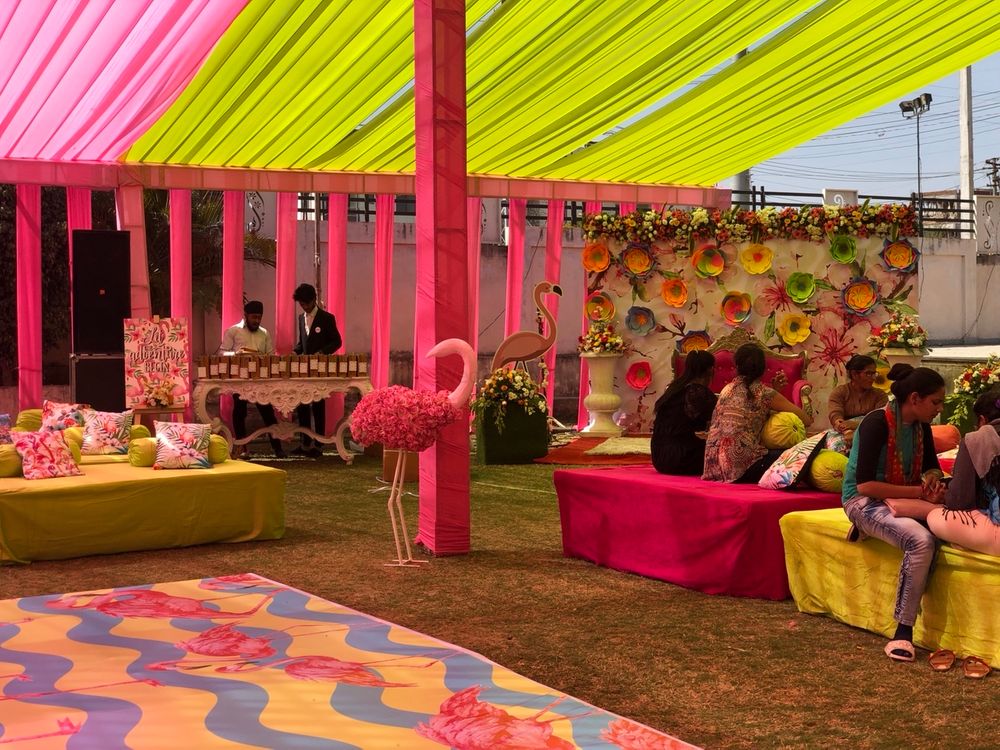 Photo From Flamingo theme mehendi - By Purple Planet Events