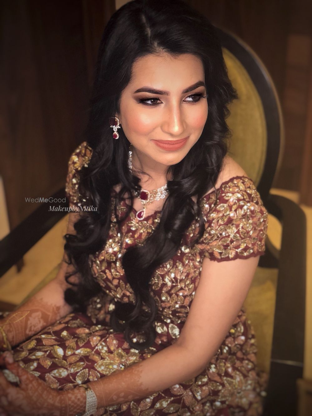 Photo From Eshita's Cocktail + Wedding - By MakeupbyNitika