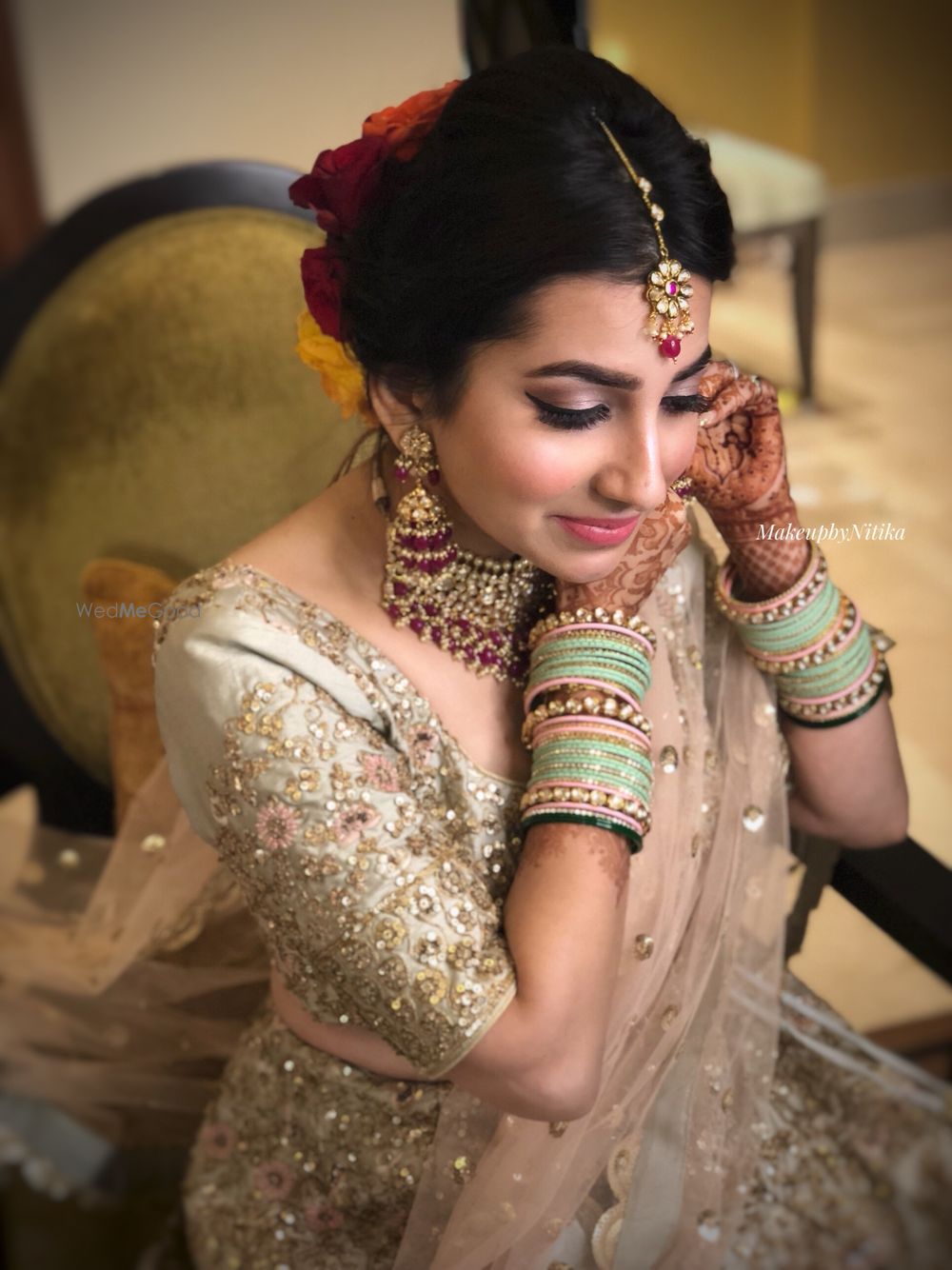 Photo From Eshita's Cocktail + Wedding - By MakeupbyNitika