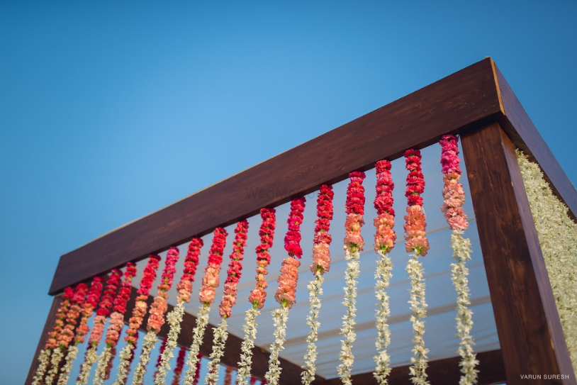 Photo of Hanging floral ombre strings