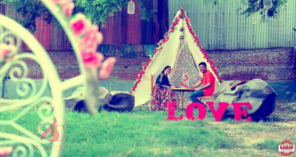 Photo of Glamping Pre Wedding Shoot with Props