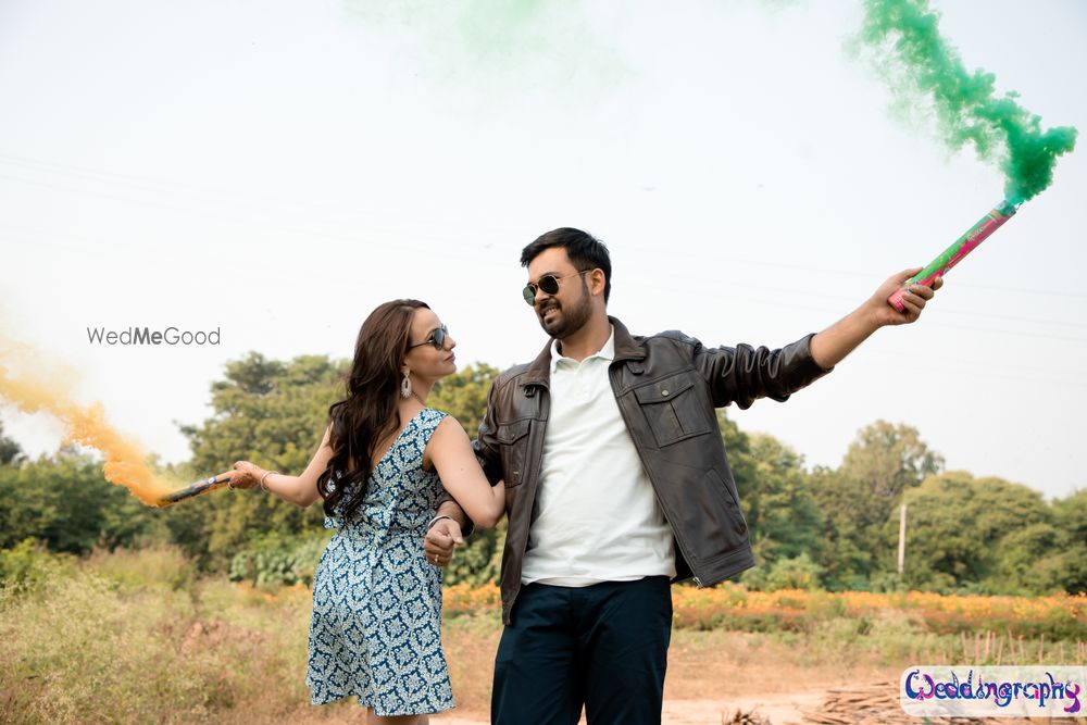 Photo From Monica X Shubhankar Pre wedding - By Weddingraphy by M.O.M. Productions