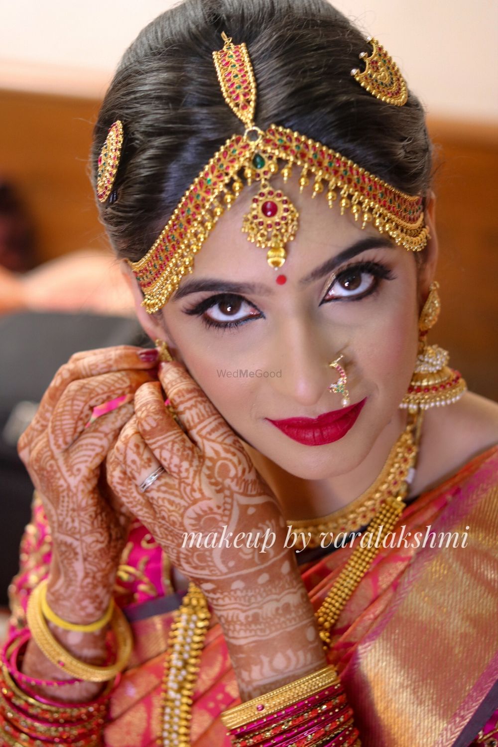 Photo From Anuradha's Wedding - By Makeup By Varalakshmi