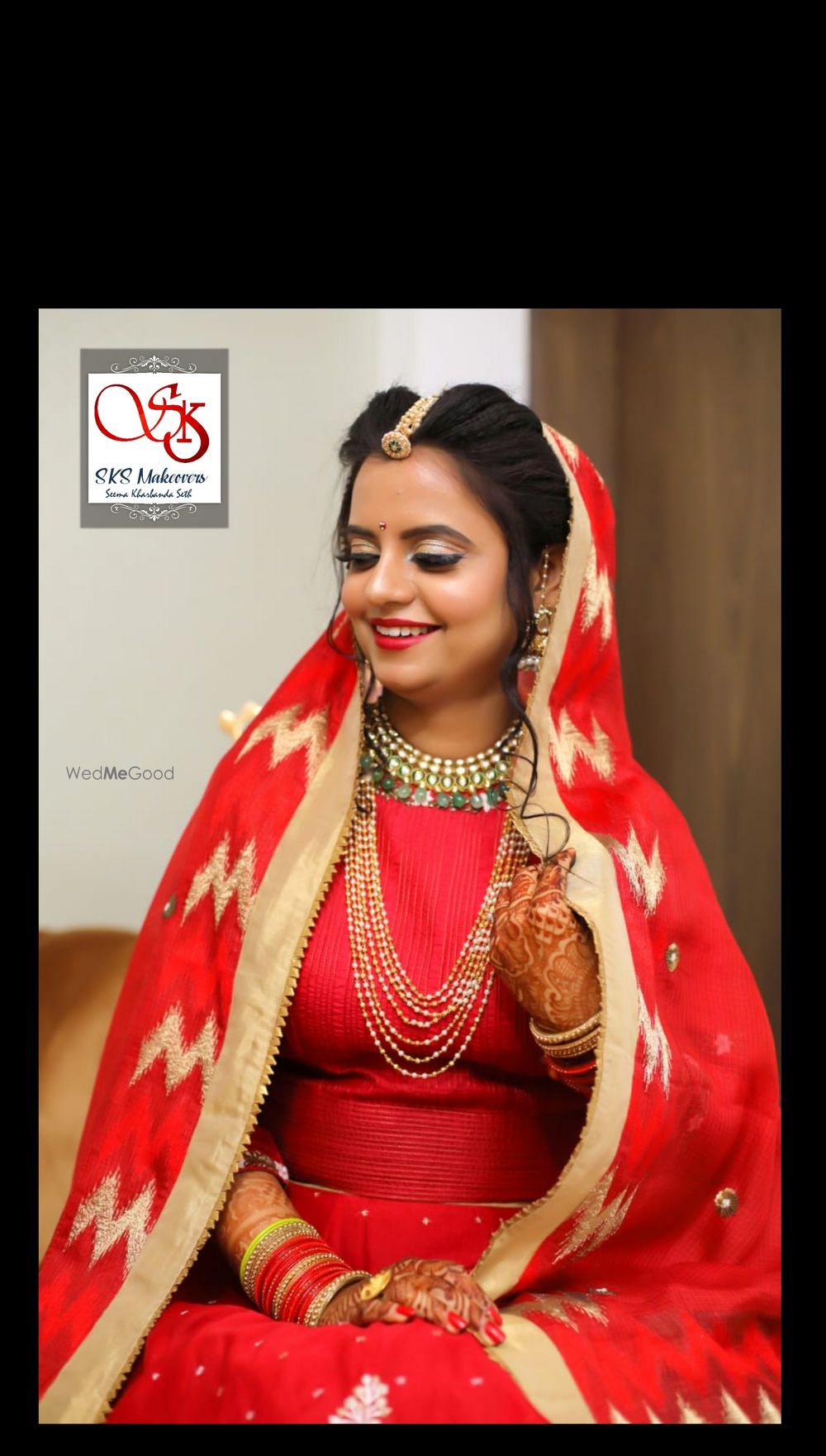 Photo From Aishwarya Engagement & Mehndi look - By SKS Makeovers