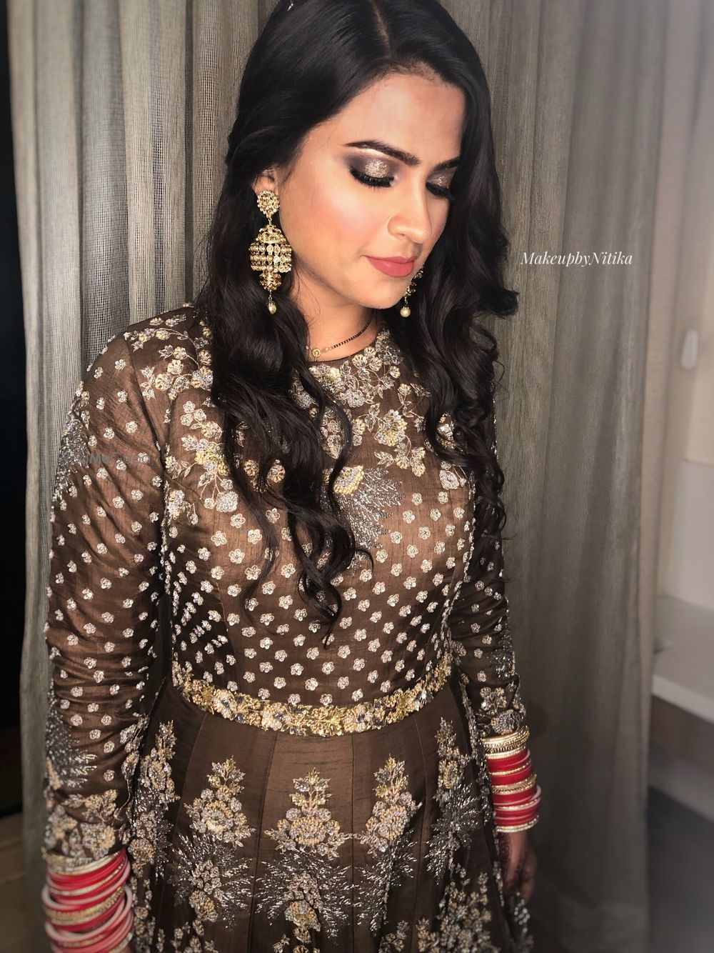 Photo From Vrushali's wedding + reception - By MakeupbyNitika