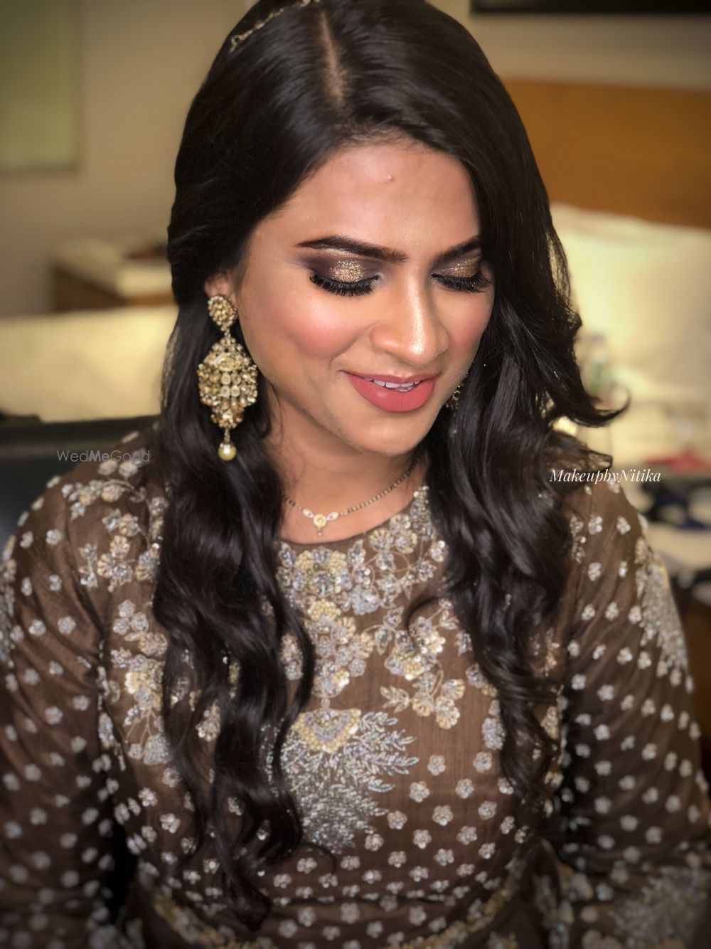 Photo From Vrushali's wedding + reception - By MakeupbyNitika