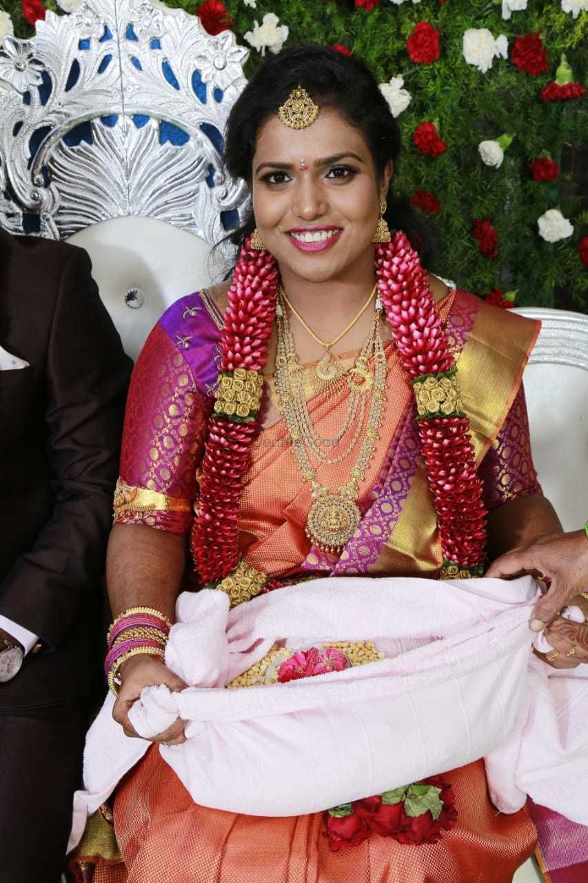 Photo From Mounika's Engagement - By Kavya Bridal Makeovers