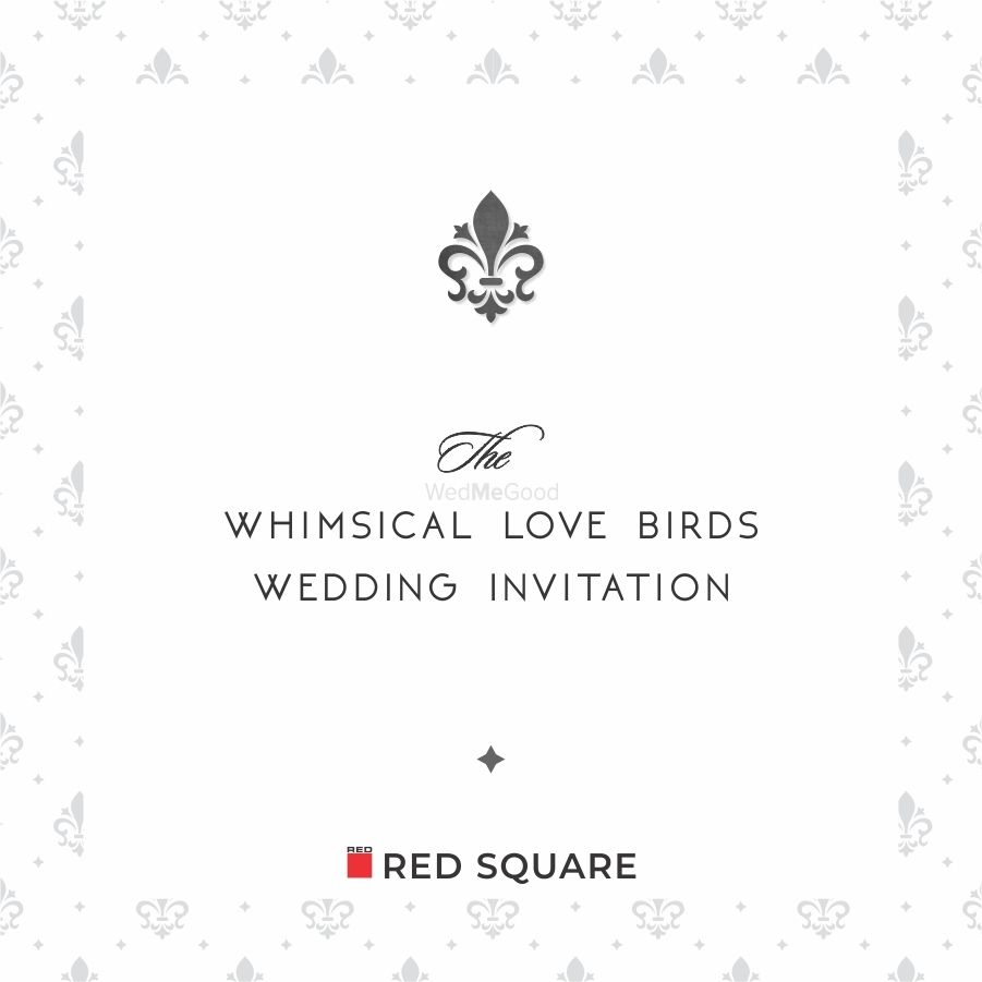 Photo From The Whimsical Love Birds Wedding Invitation - By Red Square Communications