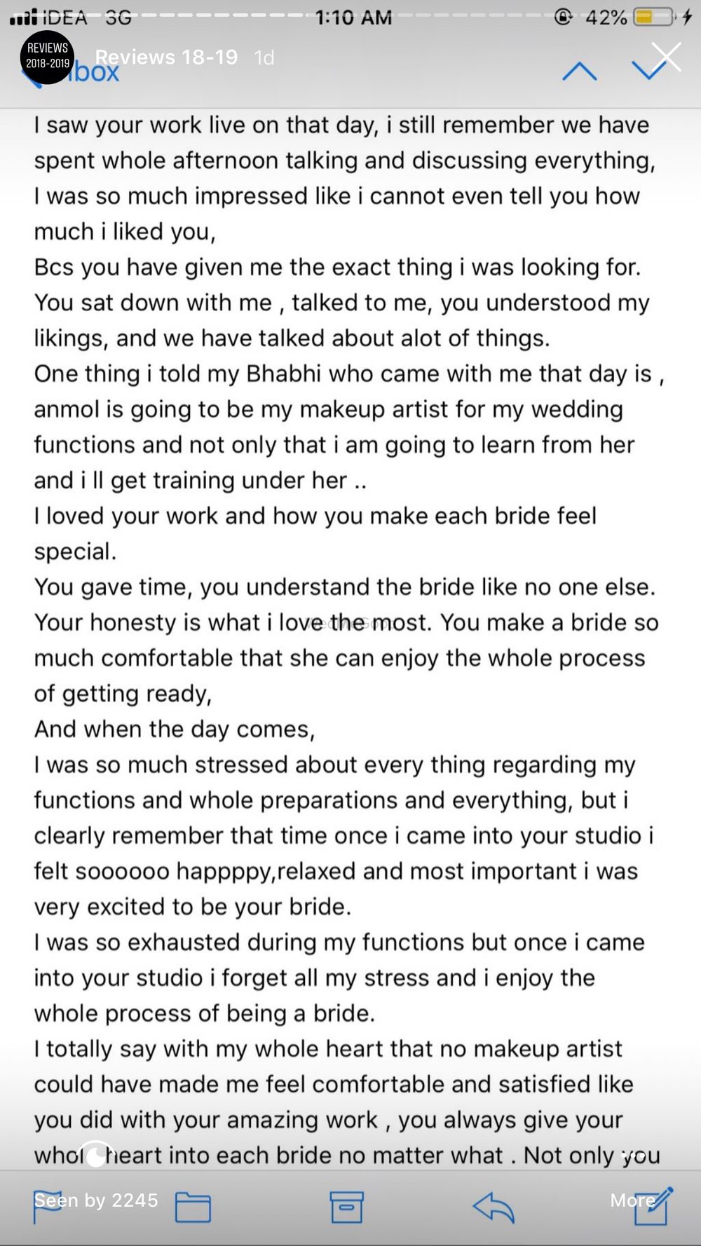 Photo From Reviews from my Brides ❤️ - By AR Studio