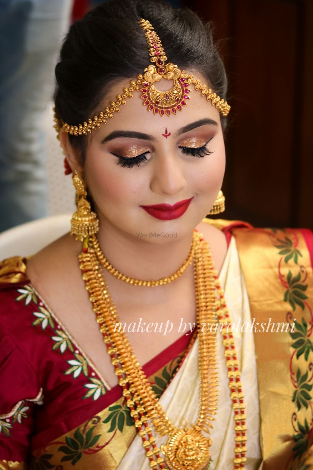 Photo From Anagha's wedding - By Makeup By Varalakshmi