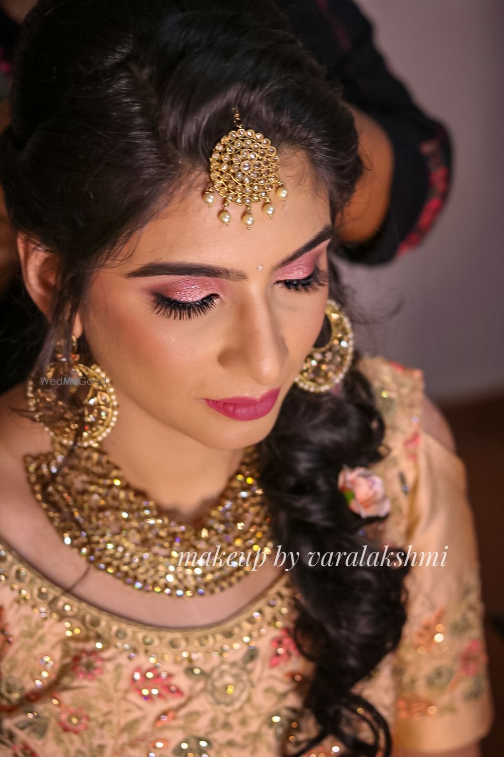 Photo From Anuradha's Sangeeth look - By Makeup By Varalakshmi