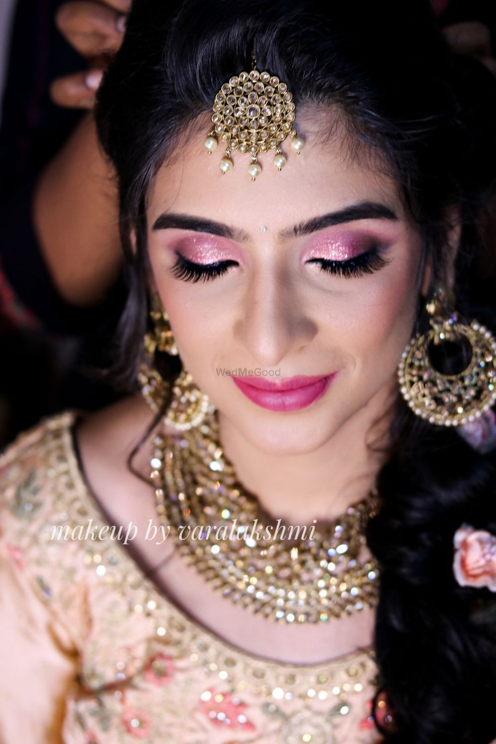 Photo From Anuradha's Sangeeth look - By Makeup By Varalakshmi