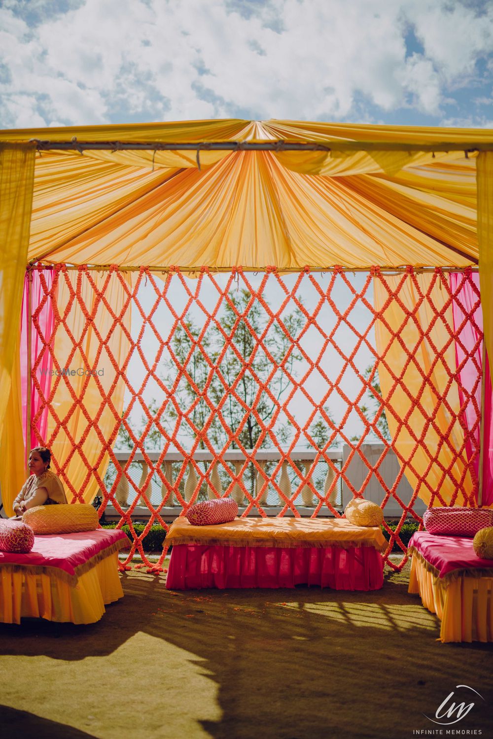 Photo of A haldi setup