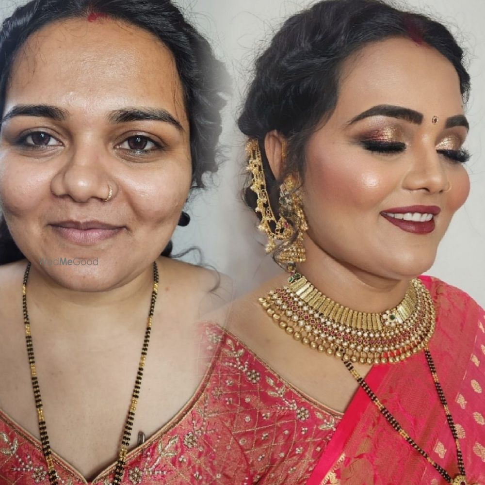 Photo From Before after ( makeup transformation) - By Makeup Therapy by Madhu