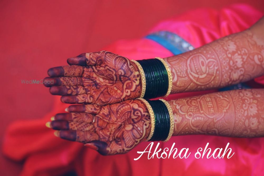 Photo From bride shruti naik - By Aksha Shah Mehendi Designer